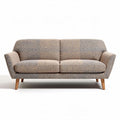 Two-seat sofa with fabric upholstery and wooden legs 180 x 80 x 75cm